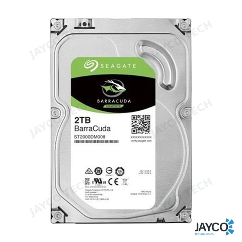Seagate BarraCuda 2TB 3.5" SATA Hard Drive