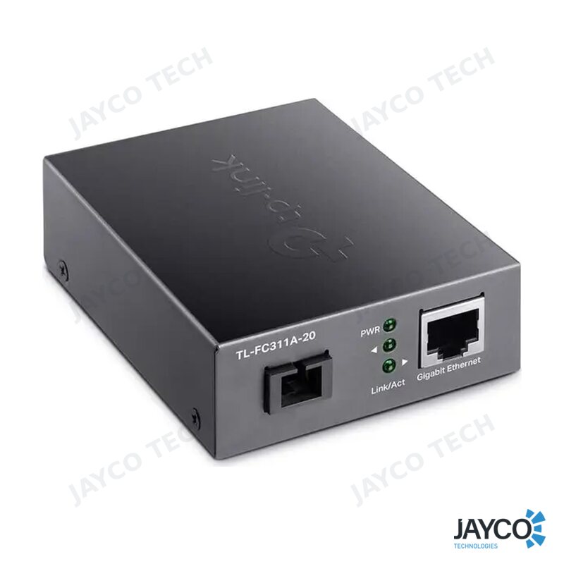 TP-Link TL-FC311A-20 Gigabit WDM SFP to RJ45 Fiber Media Converter