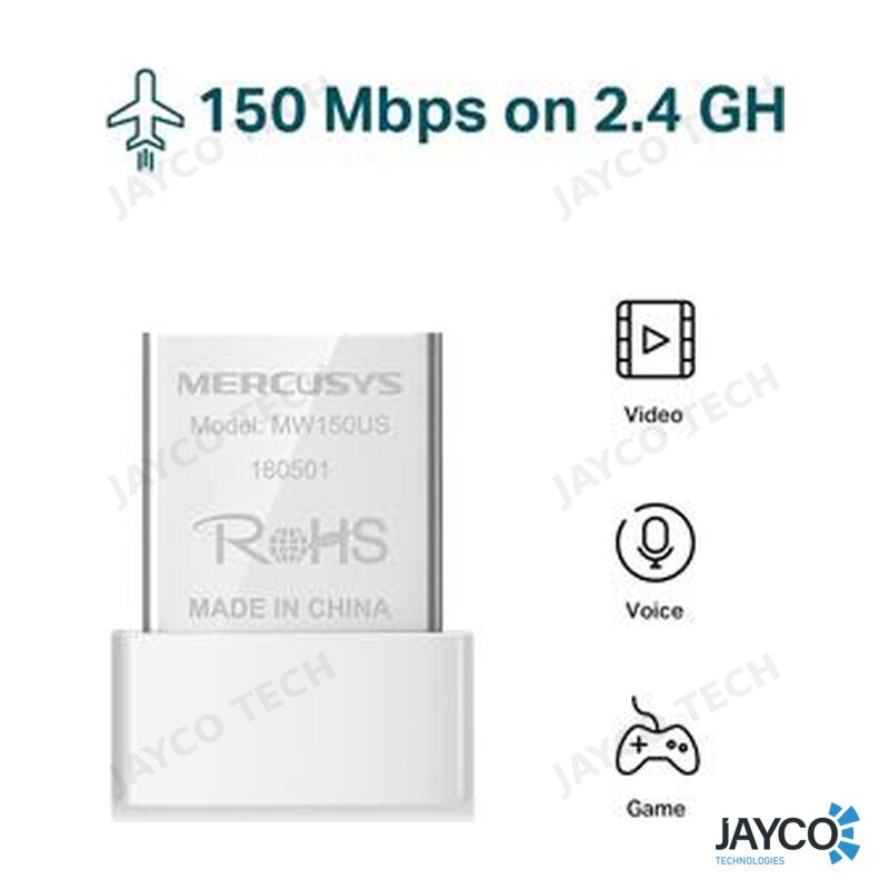 Mercusys MW150US N150 Wireless Nano USB Adapter
