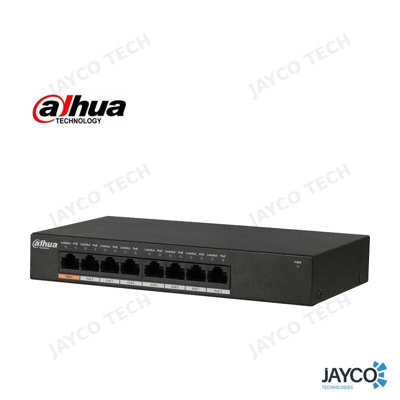 Dahua 8-Port Gigabit PoE Switch